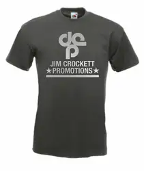 Jim Crockett акции NWA 80s футболка для борьбы