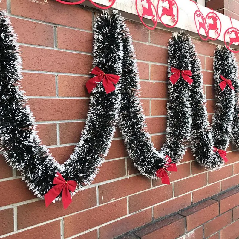 2M Christmas Ribbon Wreath Garland Streamers Decoration Navidad 2020 Decorations For Home | Дом и сад