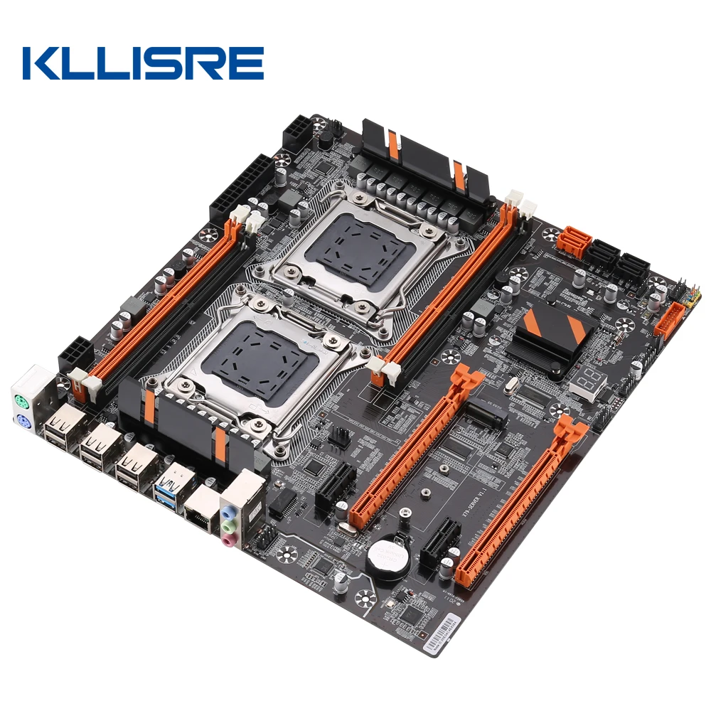 Комплект материнской платы X79 с двумя процессорами 2 шт. Xeon E5 2689 4 8 ГБ 1600 МГц память