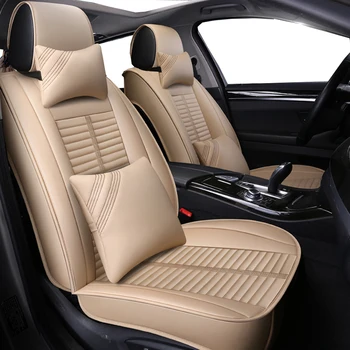 

Full Coverage Eco-leather auto seats covers PU Leather Car Seat Covers for geely atlas geely boyue geely emgrand x7 geely car