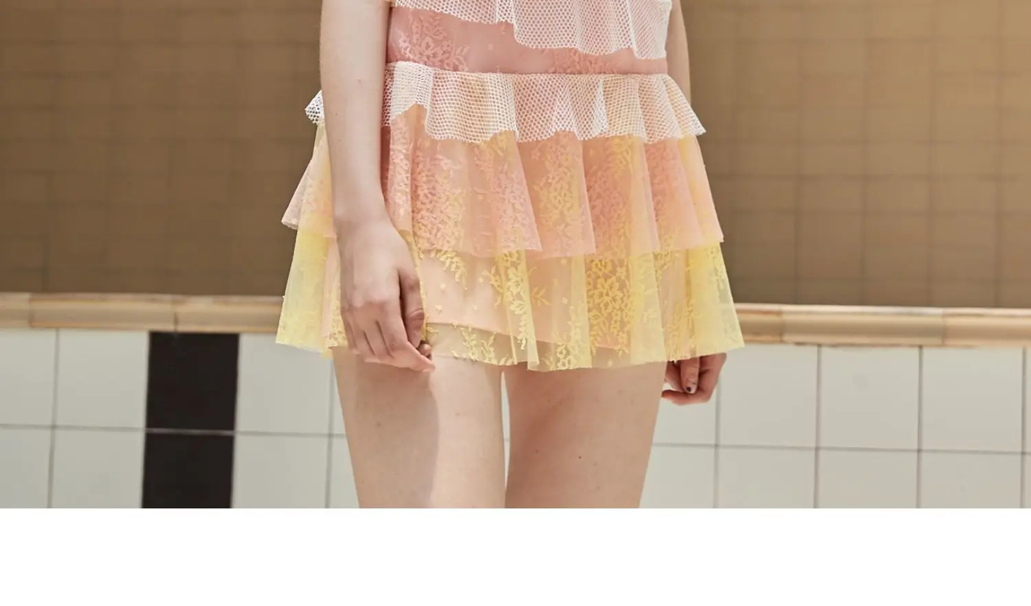 DEAT Summer Autumn Sexy Sleeveless Strapless Pink Floral Print Ruffles Backless Short Mini Lace Dress Women MG487