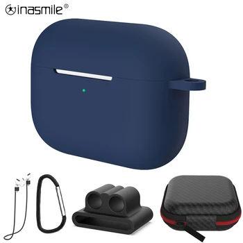 

Pretty 2/4Pcs Set soft Silicone Case For Apple Airpods Pro Shockproof cover for Air pods 3 Pro correa For Airpods Pro 3 Case