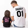 Fashion Family Matching Clothes Father Daughter T-Shirts Family Look DADDY and DADDY'S GIRL 01 Daddy and Me Matching Outfits 2