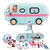 L.O.L. Dolls Surprise Glamper 2-in-1 Toy bus detachable doll lol house anime figures model girl's birthday gift ► Photo 1/6
