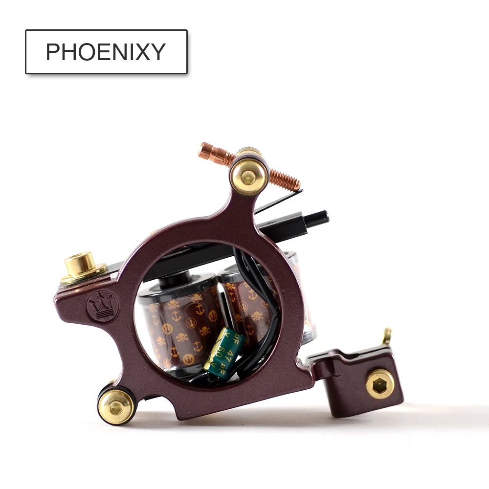 Günstige Tattoo Kit Professionelle 2 Tattoo Maschinen Set Schwarz Tinte Set Netzteil Griffe Körper Kunst Werkzeuge Tattoo Permanent Make Up Tattoo set