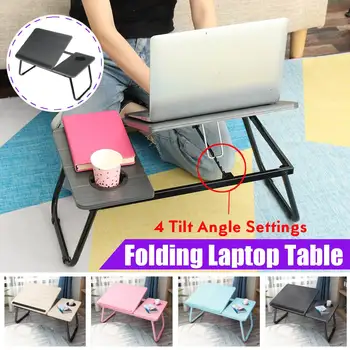 

Portable foldable adjustable folding table for Laptop Desk Computer mesa para notebook Stand Tray For Sofa Bed 4color