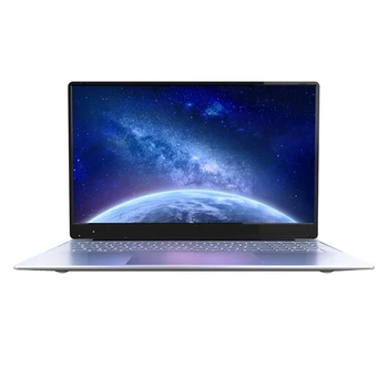 

Laptop 15.6 Inch 8G RAM 128GB SSD Portable Ultra-Thin Laptop HD Quad Core Light Thin Notebook EU Plug