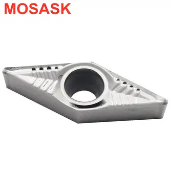 

MOSASK VBGT 10pcs VBGT110302-AL ZK01 Copper And Aluminum Medium Finish Machining Cemented Tungsten Carbide Inserts