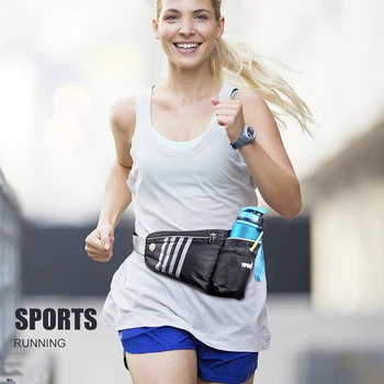 

Marathon Sporting Running Bag Belt Trail Waist Bag For Phone Holder Man Woman Fitness Waterproof Waist Pack Water Bottle