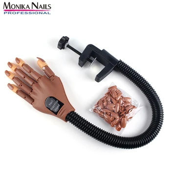 

Making Exercises Nail Art Training Fake Hand Painting Tools Manicure Practice Equipment Prosthetic Hand Model for Nail Art