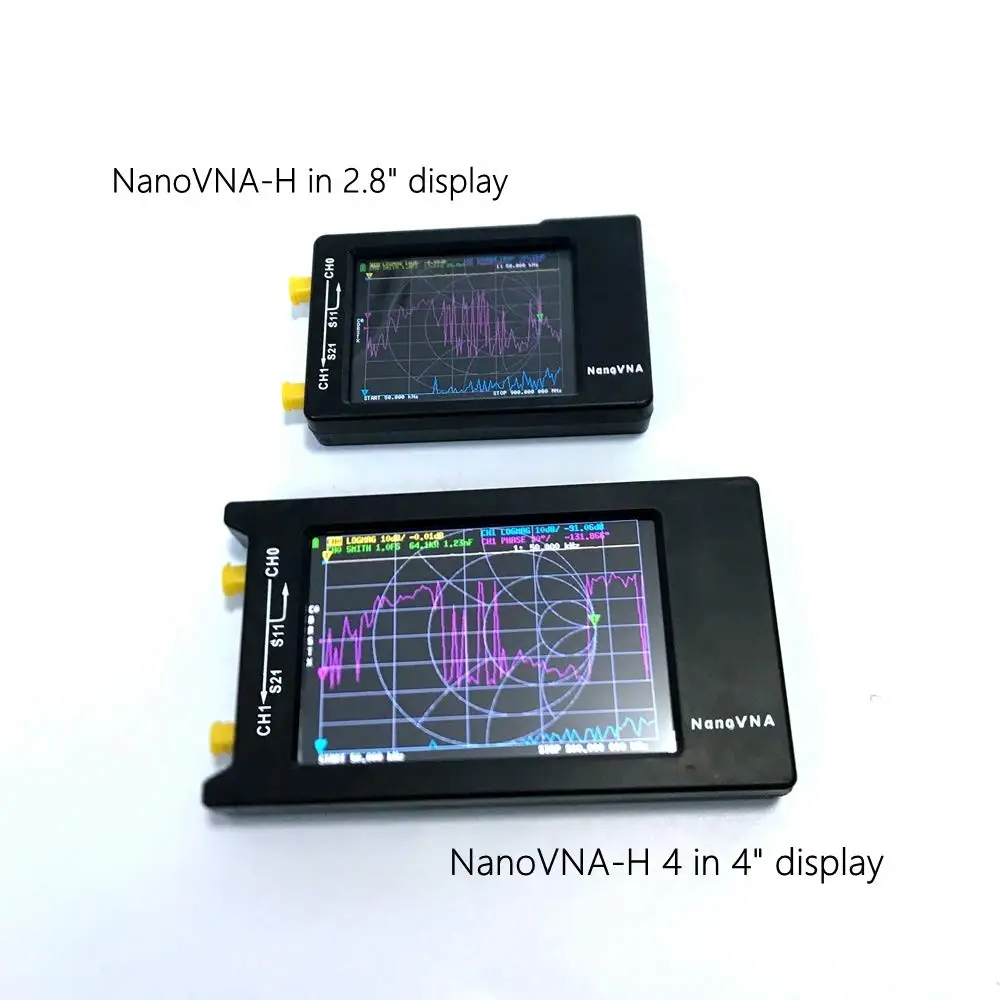 Nanovna VHF UHF антенный анализатор 4 дюйма вектора 50 кГц 1 5 ГГц ВЧ УВЧ с дюймовым