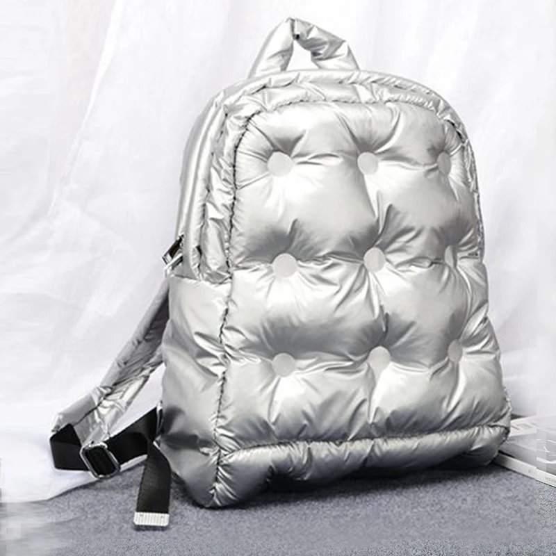 chanel black and white backpack large