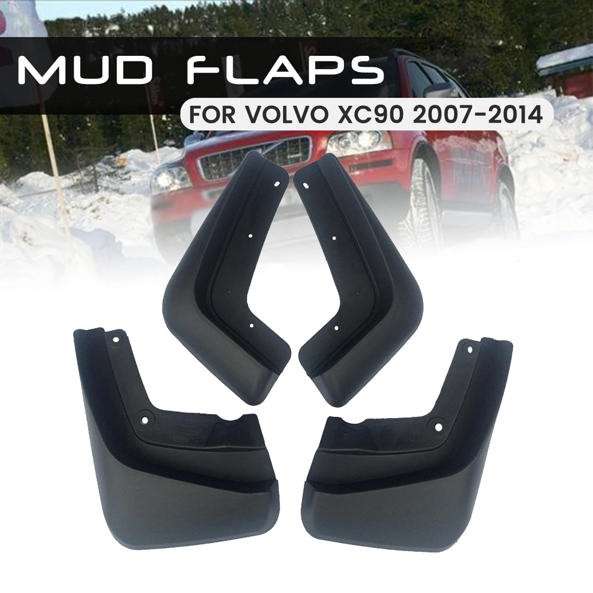 Для Volvo XC90 2007 008 2009 2010 2011 2012 2013 Автомобильные Брызговики для крыла брызговики