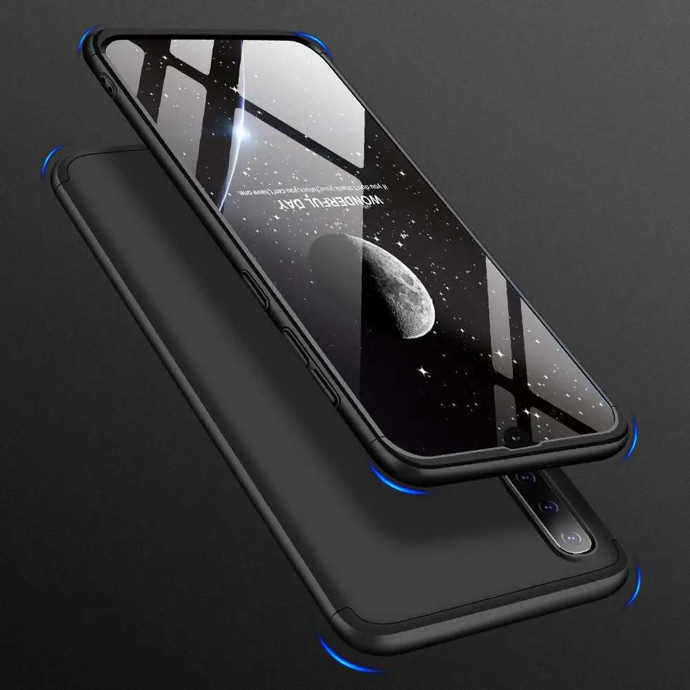 Чехол для телефона samsung A50 ультра тонкий ПК задняя крышка нескользящий противоударный 360 градусов полный защитный чехол