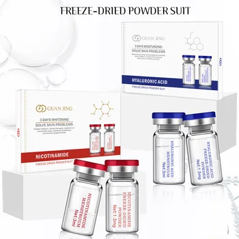 

Hyaluronic Acid Nicotinamide Lyophilized Powder Repair Solution Set Moisturizing Firming Skin Sooth Fine Lines Anti-aging Face S