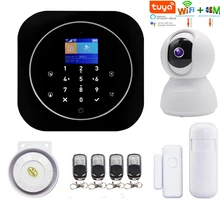 Yobang Secu Tuya приложение дистанционное управление Wifi GSM GPRS охранная сигнализация ip-видеокамера на английском/русском/испанском/французском/итальянском языках