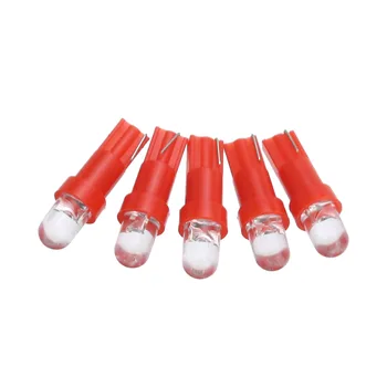 

Hot 10pcs T5 Car Dashboard Light F3 1LED 12V Cluster Gauge Instrument Panel Light Bulb Tacho Odometer Auto Car Interior Lamp