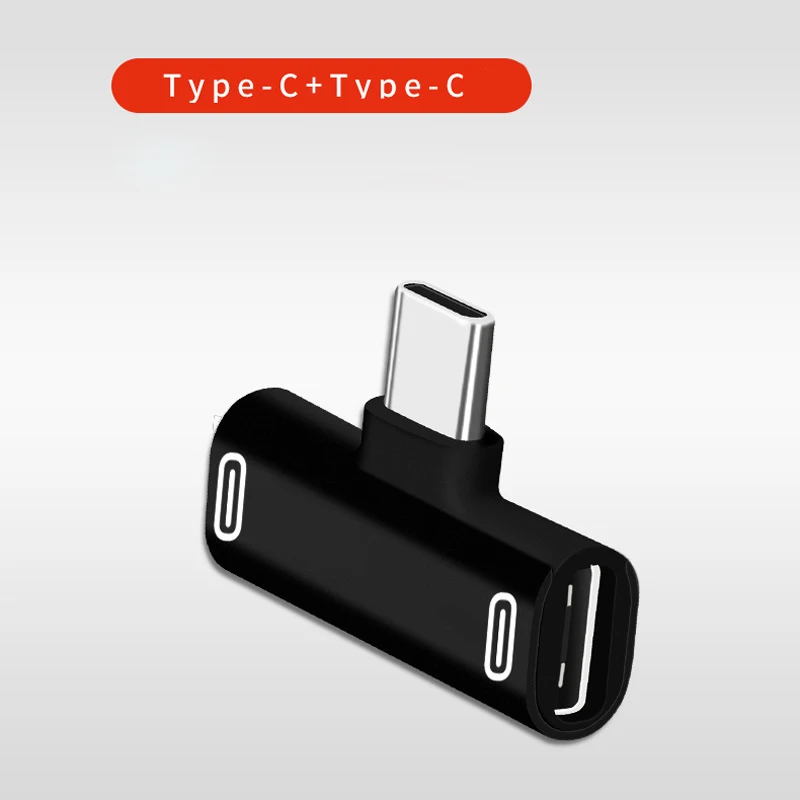 Olhveitra мини двойной тип C разъем для наушников адаптер для samsung Xiaomi huawei Oneplus ключ AUX аудио сплиттер для зарядки наушников
