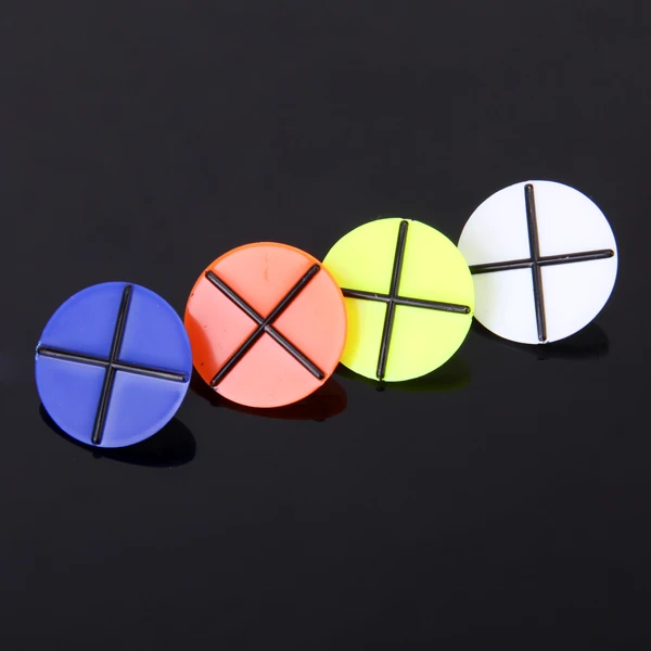 Lot 20PCS PLASTIC ROUND MIXED COLOR GOLF BALL MARKERS GOLFER TRAINING AIDS New