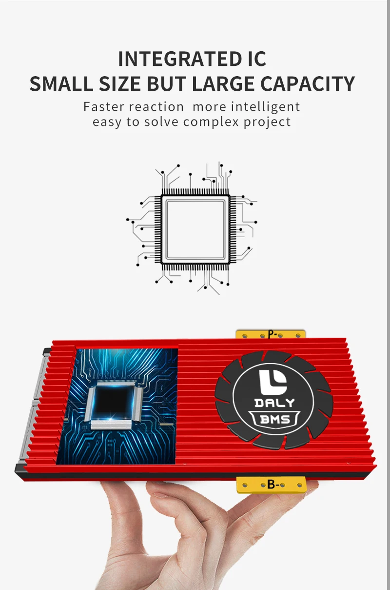 da bateria bms equilibrada lítio painel solar inversor