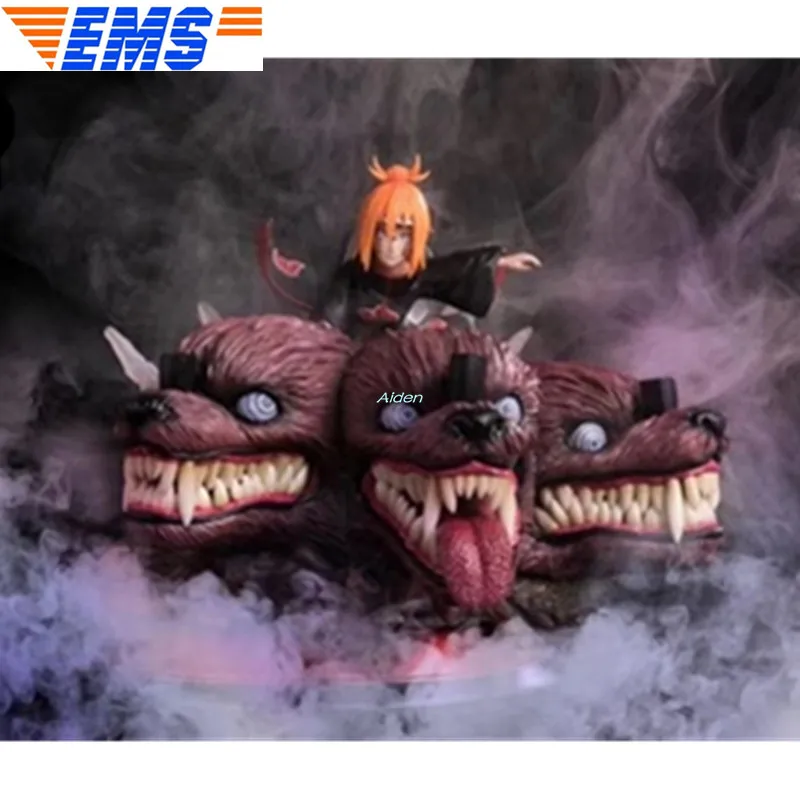 " Статуя Наруто Akatsuki бюст боль фен liequan полноразмерный портрет Nagato Yahiko GK Коллекционная модель игрушки коробка 17 см Z2827 - Цвет: Коричневый