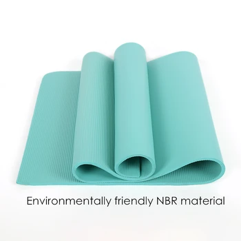 

1830 * 610 * 15mm NBR Yoga Mat Closed Cell Foam Body Anti-skid Carpet Mat Suitable For Beginners Environment Fitness Gym Mat