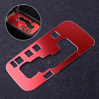 

DWCX Car Red Gear Shift Panel Decoration Cover Trim Frame Fit For Jeep Wrangler JK 2011 2012 2013 2014 2015 2016 2017