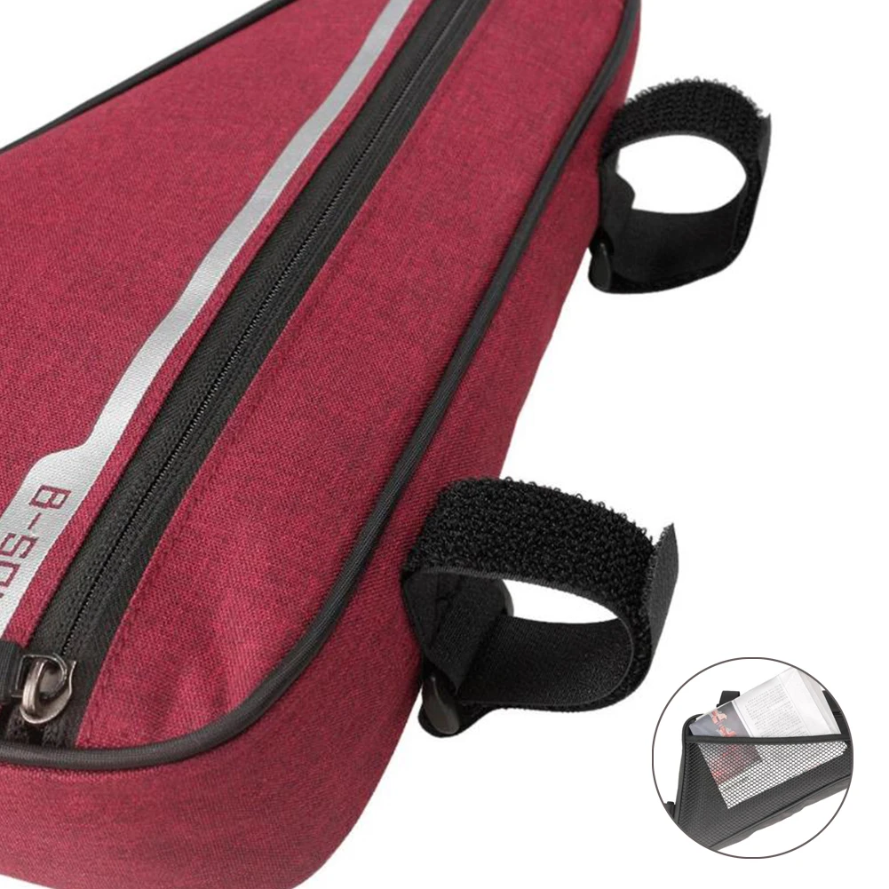 Lightweight And With A Small Size Cycling Bag Triangle Front Tube Frame Bag Outdoor Bicycle Pouch Frame Holder Accessories