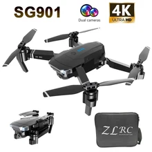 SG901 Радиоуправляемый Дрон 4 K/1080 P HD камера WiFi FPV профессиональная оптическая камера с потоком Дрон 18 минут Радиоуправляемый квадрокоптер VS Xs816 S17 SG106