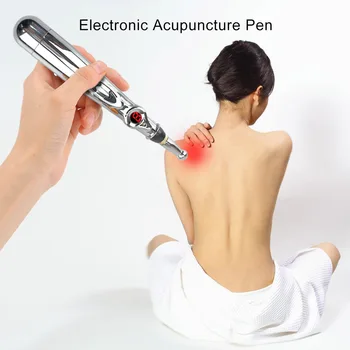 

Handheld 3-in-1 Electronic Acupuncture Pen Pain Relief Heal Massage Pen Acupuntura Body Head Leg Muscle Massager Healing Tool