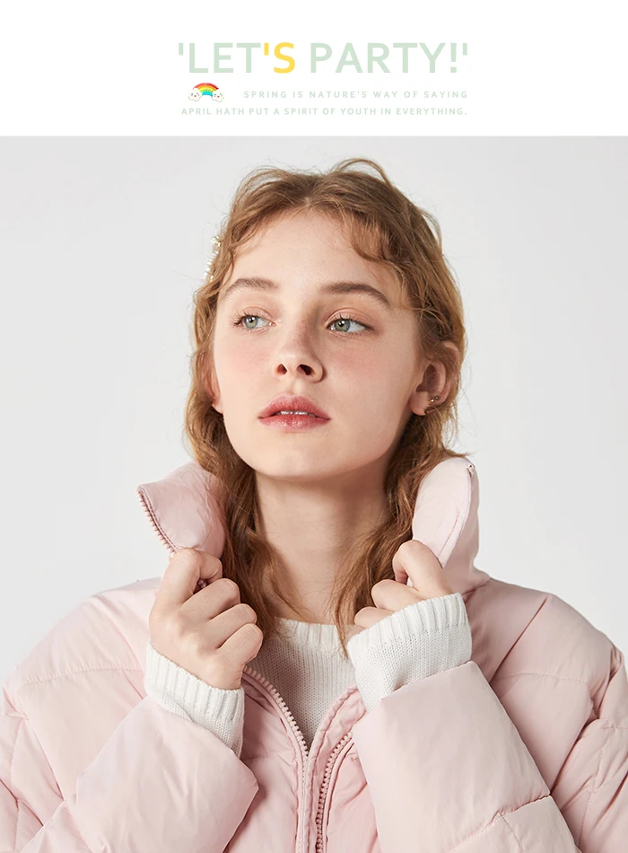 SEMIR, хлопковое Женское пальто,, зима, новинка, ins, тренд, Короткий воротник, хлопок, плотное пальто, большие размеры, тонкая хлопковая куртка для девочек