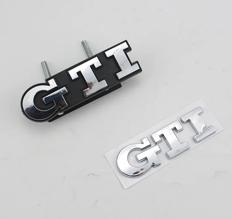 Для Volkswagen Polo, Golf 6 7 GTI Автомобильный логотип Volkswagen GTI наклейки на бампер крутой багажник стандартные автомобильные Логотипы