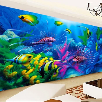 

5D Diamond Painting Underwater World Diy Full Round Diamond Embroidery Scenery Mosaic Picture of Rhinestone Home Decor