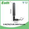 2.4g wifi Antenna 2.4GHz 5GHz 5.8Ghz Antenna 8dBi RP-SMA Connector Dual Band 2.4G 5G 5.8G aerial SMA female + 21cm Pigtal cable ► Photo 3/6