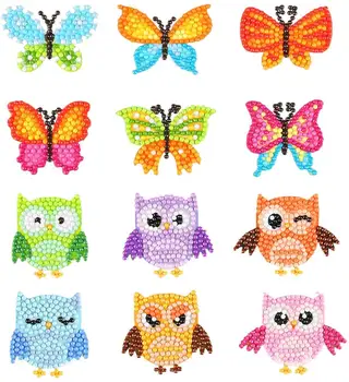 

5D Diamond Embroidery Cartoon Series DIY Mini Diamond Painting For Kids Crystal Round Diamond Sticker Rhinestones Mosaic Crafts