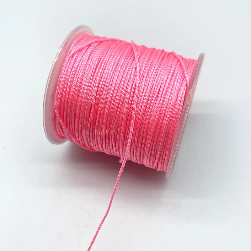 0.8mm Nylon Cord Thread 10Meters/lot Chinese Knot Macrame Cord Bracelet Braided String DIY Beading Thread nylon cord macrame cord nylon rope