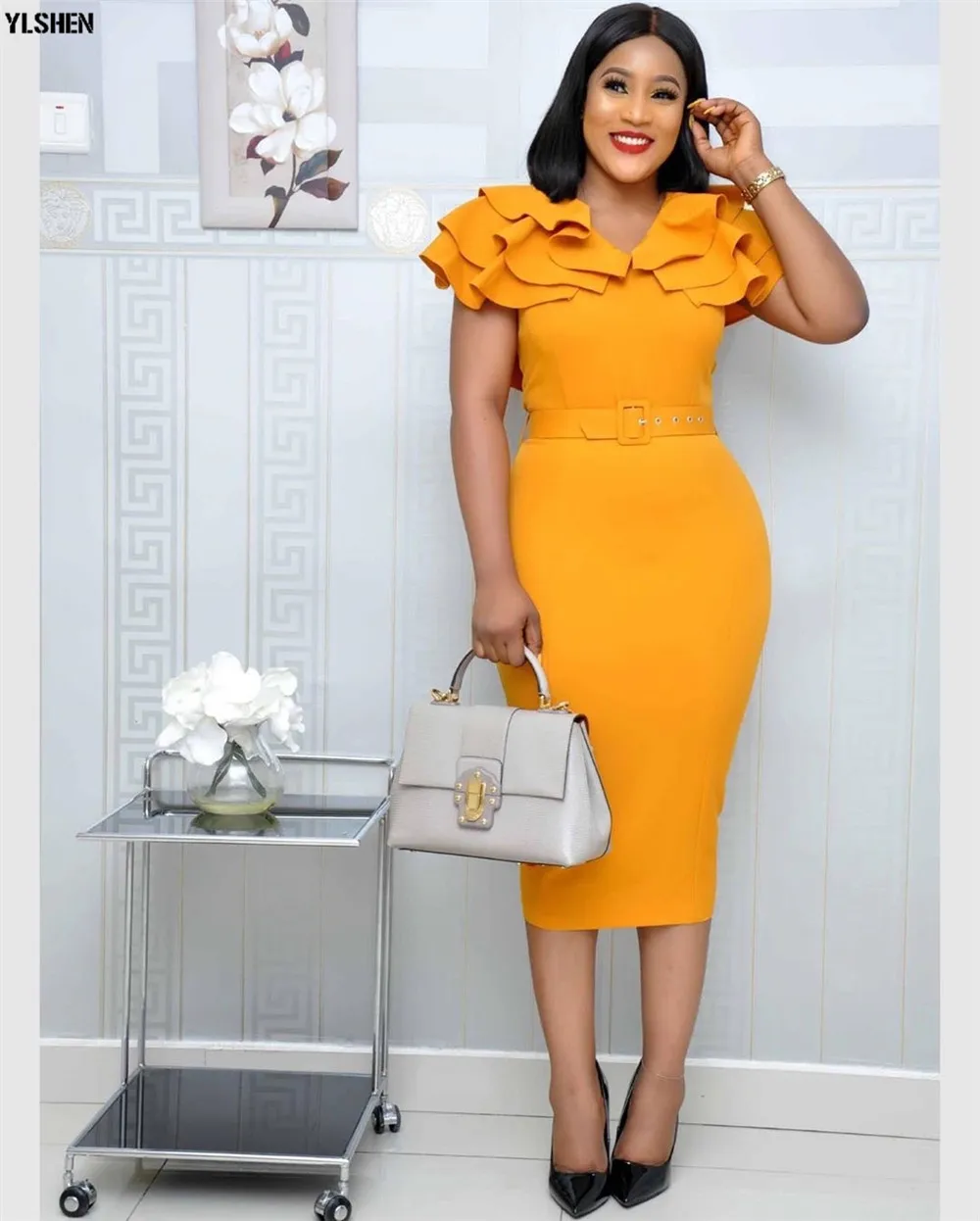 2020 Summer African Dresses for Women Robe Africaine Femme New Style Long Dress Clothing Traditional African Outfits For Ladies 14