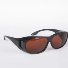 Лазерные защитные очки для нескольких волн 190-540nm и 800-1700nm O.D 6+ CE со стильным 9 добавленной чистящей тканью и жесткой коробкой