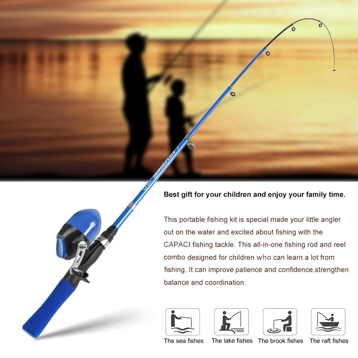 all in one fishing kit
