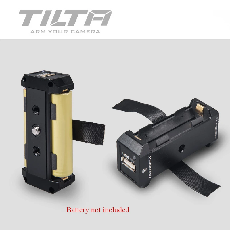 Tilta WLC-T04-BP-18650 батарейный блок Питания плоский держатель для 18650 батареи для Nucleus-M Nucleus-Nano использование для Крепежное приспособление Tilta использование