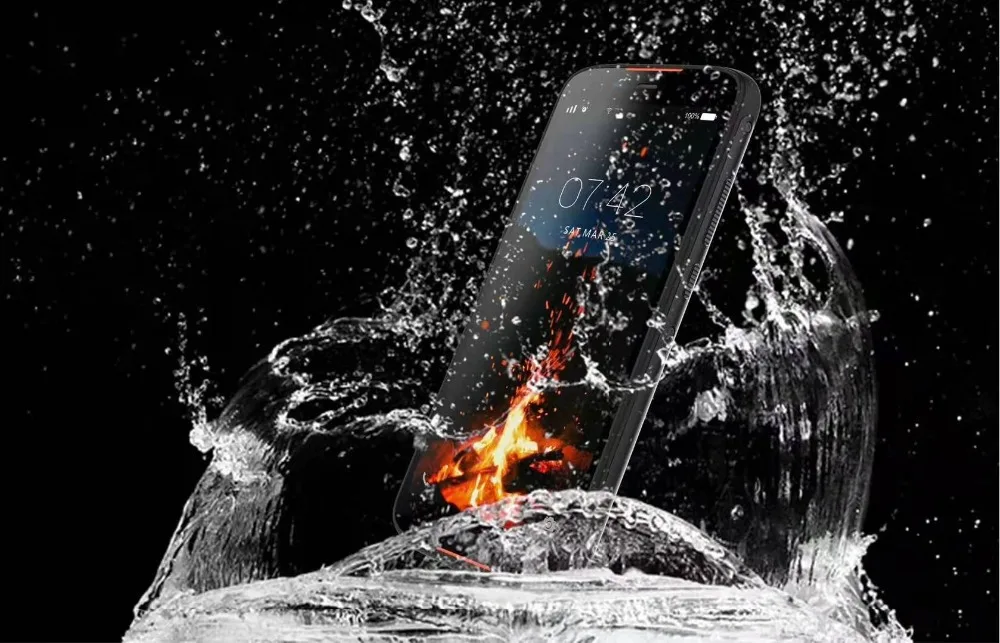 Смартфон Hummer 2019 защищенный IP68 4500 мА · ч android 9 0 MTK6739V 3 + 16 ГБ 5 дюйма HD IPS NFC 13 МП
