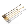 20pcs Safety Long Brooch Pins Gold/Antique Bronze Loop Eye Brooch Pin with Cap Stopper for DIY Jewelry Making Brooch Accessories ► Photo 2/6