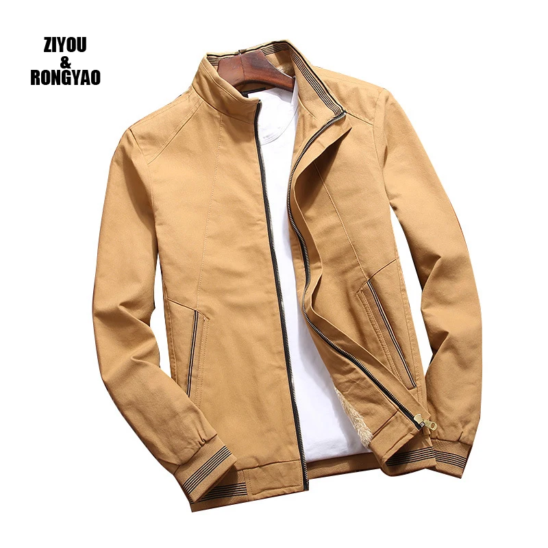 

Men's Jacket 2020 Winter Coat Casual Jacket Classic Stand Collar Winter Jacket Men's Windbreak Overcoat Fashion Outerwear Coat