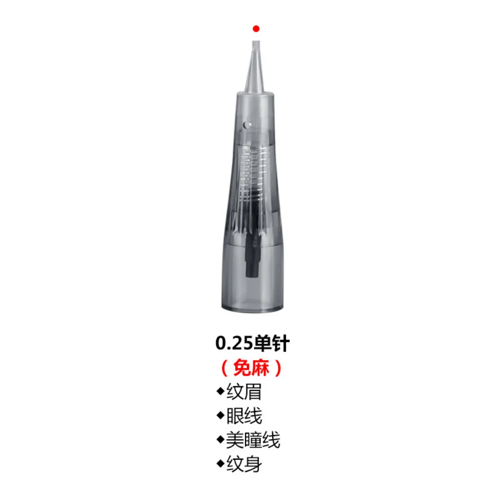 20pcs x 0.25 Smart Watch Tattoo Machine Protable Permanent Makeup Tattoo Handle Tool Gun Eyebrow Lip Eyeliner Micro 0.18mm 0.25 1RL Needle - Цвет: 20pcs x 0.25
