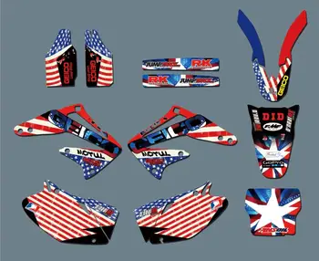 

Free Customized Motorcycle Team Graphics Decals Stickers For Honda CRF450R CRF450 2002 2003 2004 CRF 450 CRF 450R 02 03 04