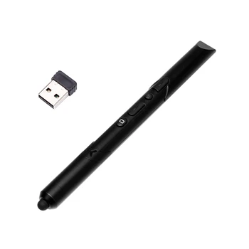 

Distance 50M Rechargable Wireless Presentation Pointer with Air Mouse, PowerPoint Presenter Remote Control PPT Clicker Pen