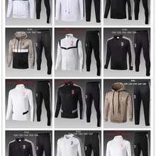 18 19 20 juventusing soccer kids tracksuit Winter training suit ronaldo hoodies football zipper juventess children jersey shirt