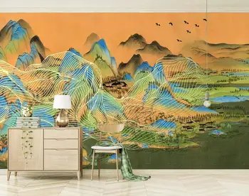

[Self-Adhesive] 3D Mountain Peaks Under The Twilight 18463 Wall Paper mural Wall Print Decal Wall Murals