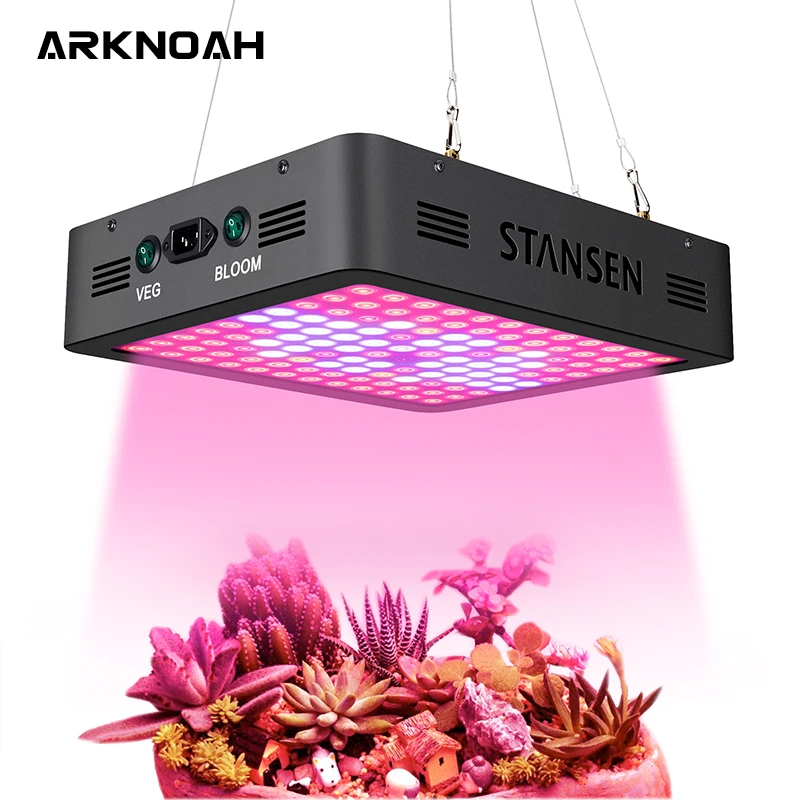 ARKNOAH 1200W светильник для выращивания растений Veg and Bloom с 10W двухчиповыми бусинами X2 объектив в теплице гидропоника, шатер для выращивания