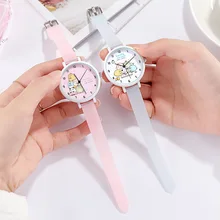 

Children Watch Cartoon Luminous Kids Watches Girls Boys Students Large Dial Wristwatches Gift Clock Transparent Reloj Infantil